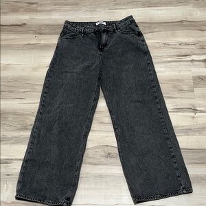 RSQ Ivory Turtleneck Sweater with Black Button Detail